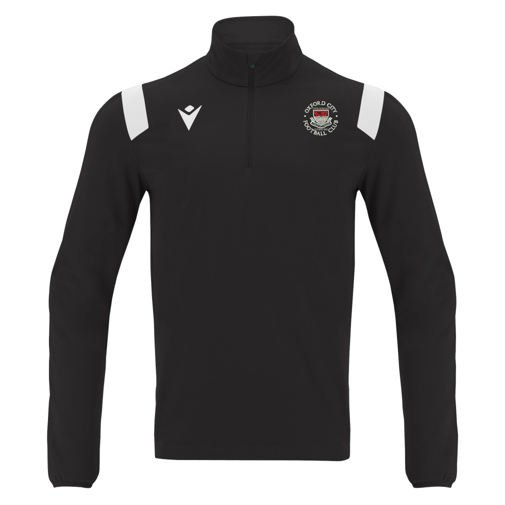 Oxford City FC - COACH PURUS 1/4 zip top (Black/White)