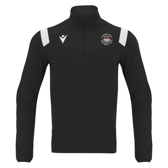 Oxford City FC - COACH PURUS 1/4 zip top (Black/White) Oxford City FC - COACH PURUS 1/4 zip top (Black/White)