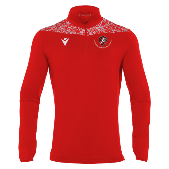 Penrhiwceiber Navigation FC - TIBER 1/4 zip top (Red/White)