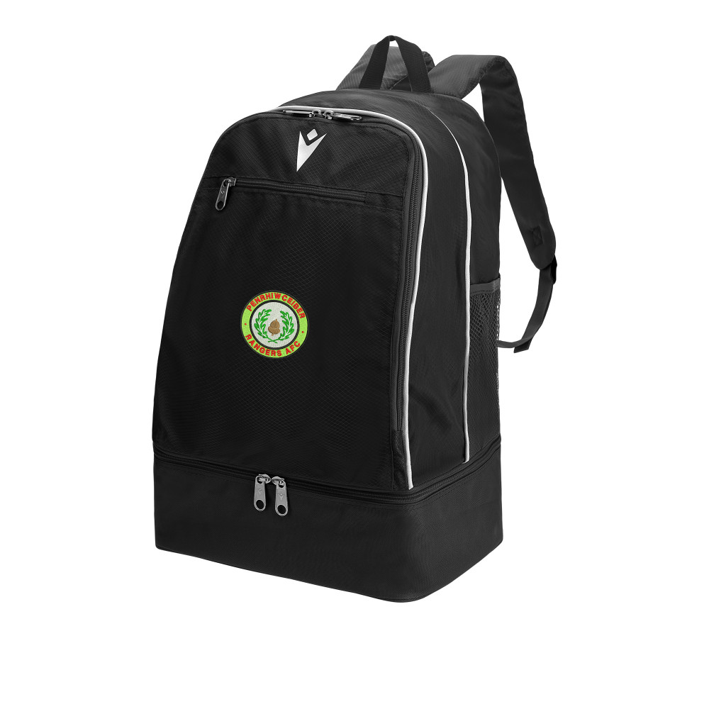 Penrhiwceiber Rangers AFC - MAXI-ACADEMY EVO backpack w/semi-rigid bottom large (Black)