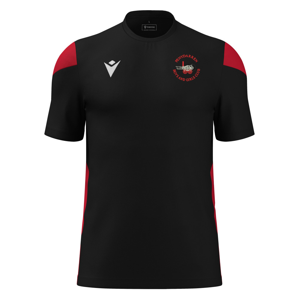 Penydarren BGC - POLIS shirt (Black/Red) Kids