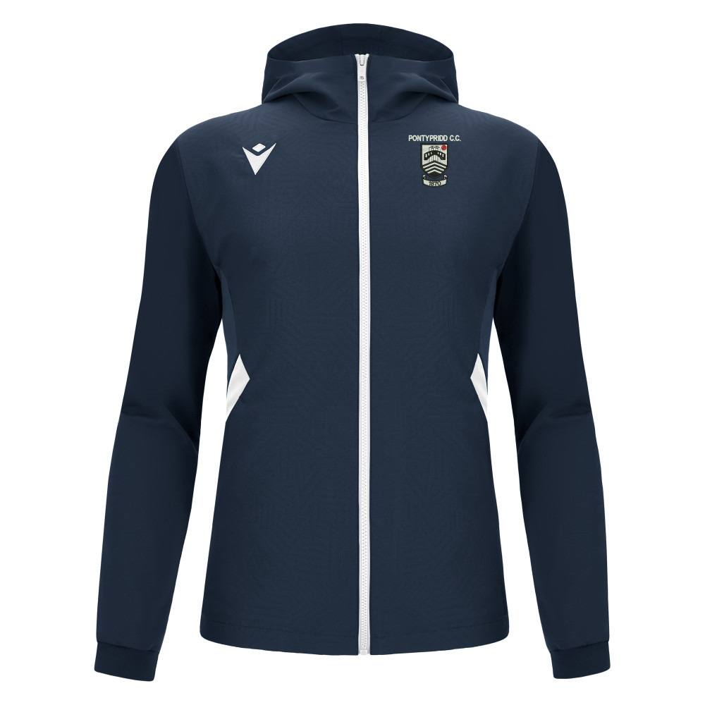 Pontypridd CC - TIAMAT microfiber full zip hoody (Navy/White) 