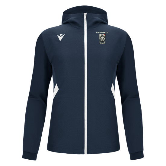 Pontypridd CC - TIAMAT microfiber full zip hoody (Navy/White) 