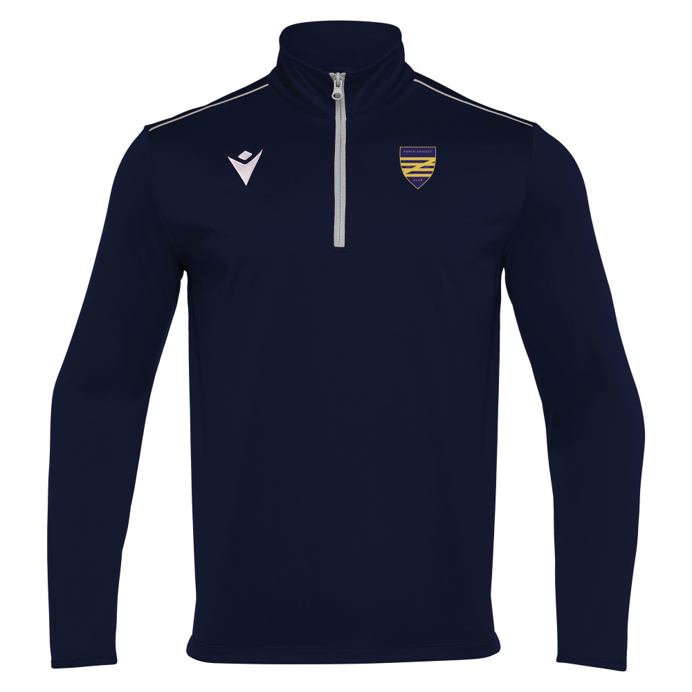 Porth Cricket - HAVEL 1/4 zip top (Navy)