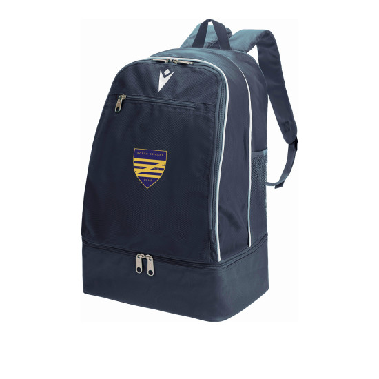 Porth Cricket - MAXI-ACADEMY EVO backpack w/semi-rigid bottom (Navy)