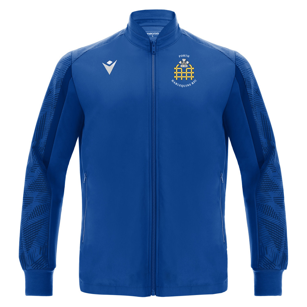 Porth Harlequins RFC - ACHILLES microfiber full zip top (Royal)