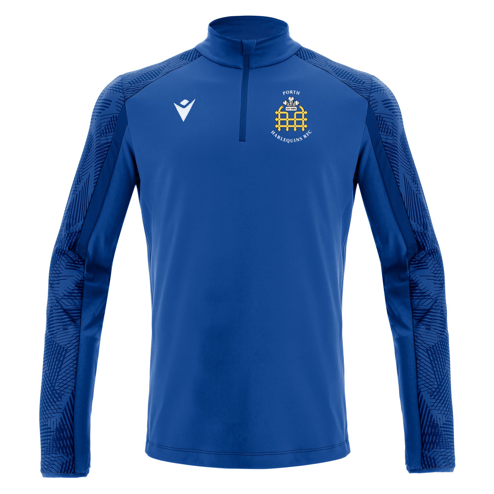 Porth Harlequins RFC - NARYN 1/4 zip top (Royal)