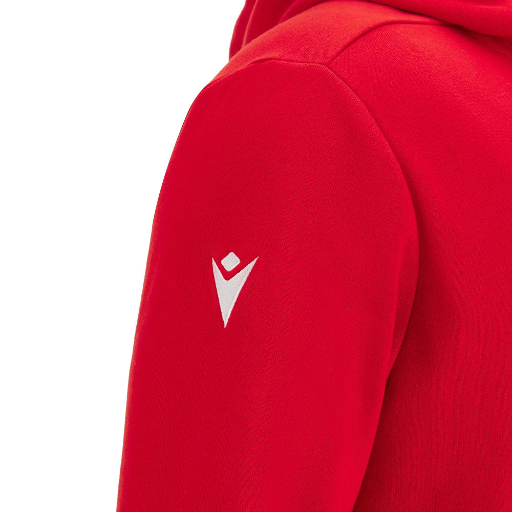 WALES RUGBY RWC 2023 FULL ZIP HOODY - RED