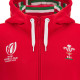 WALES RUGBY RWC 2023 FULL ZIP HOODY - RED