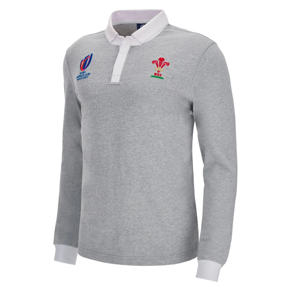 WALES RUGBY RWC 2023 FAN RUGBY JERSEY - GREY