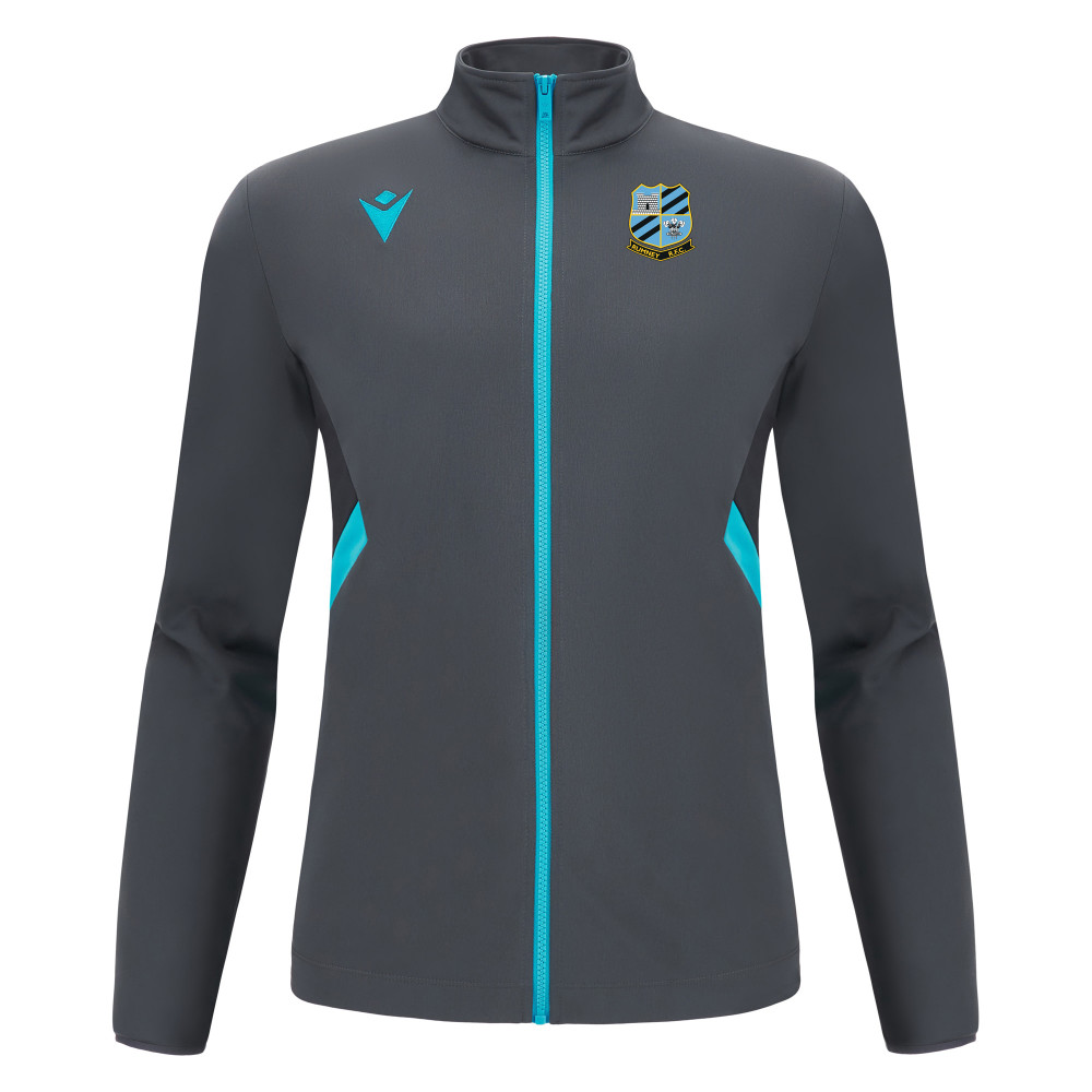 Rumney RFC - RAIJIN full zip top (Anthracite/Neon Blue)