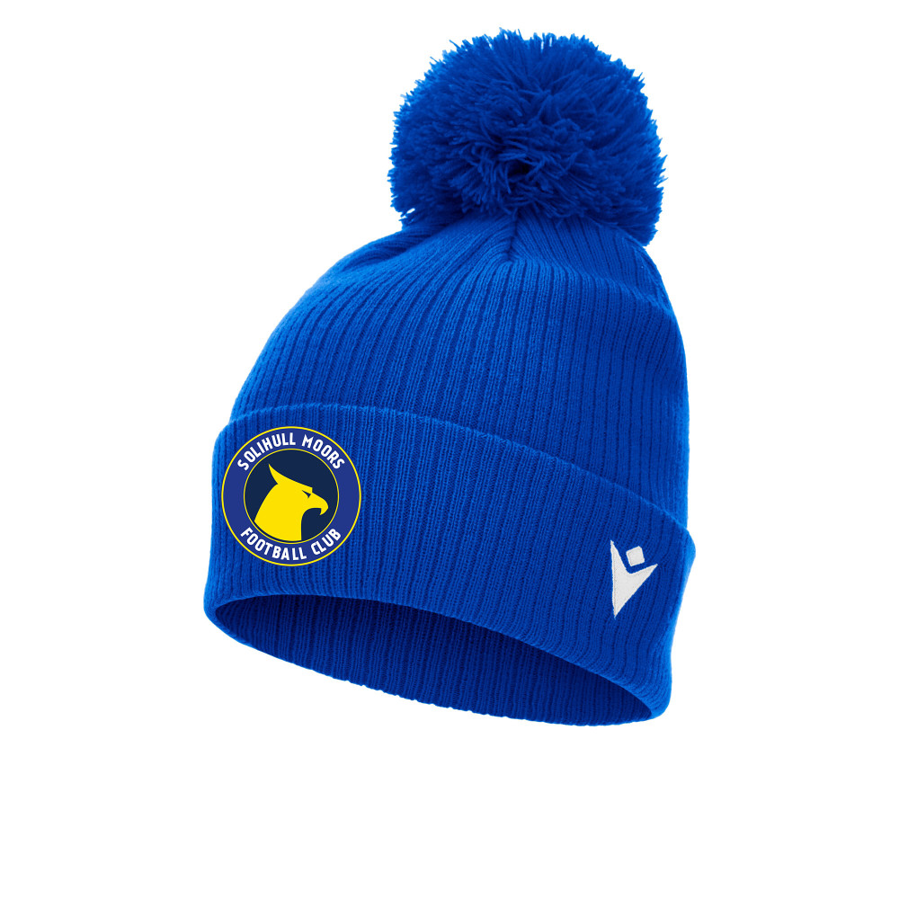 Solihull Moors FC Youth & Juniors - SNOW pompom beanie (Royal)