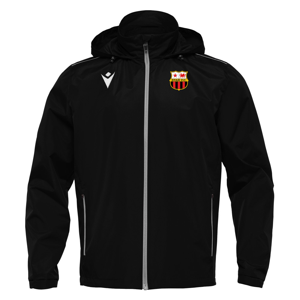 Star FC - LYNGEN full zip shower jacket (Black) Star FC - LYNGEN full zip shower jacket (Black)
