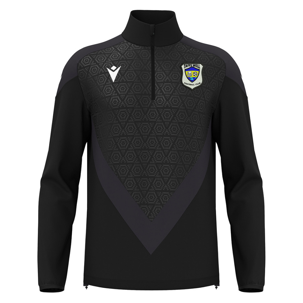 Taffs Well FC - ANDUIN 1/4 zip top (Black)