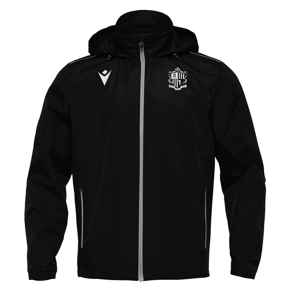 Taffs Well RFC - LYNGEN full zip showerjacket (Black)