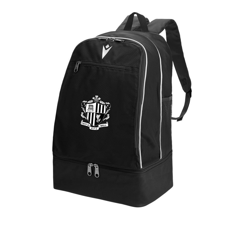 Taffs Well RFC - MAXI-ACADEMY EVO backpack w/semi-rigid bottom (Black)