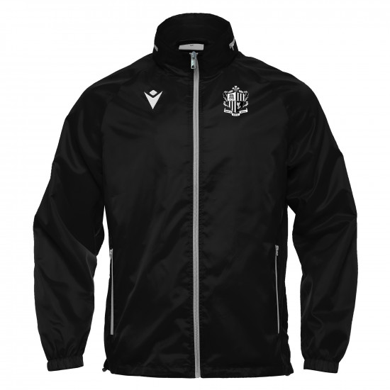 Taffs Well RFC - PRAIA HERO full zip windbreaker (Black)