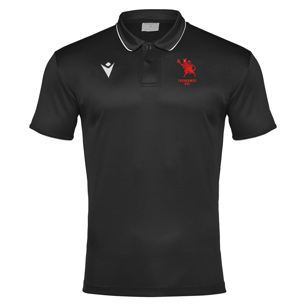 Treherbert RFC - Draco Polo (Black)
