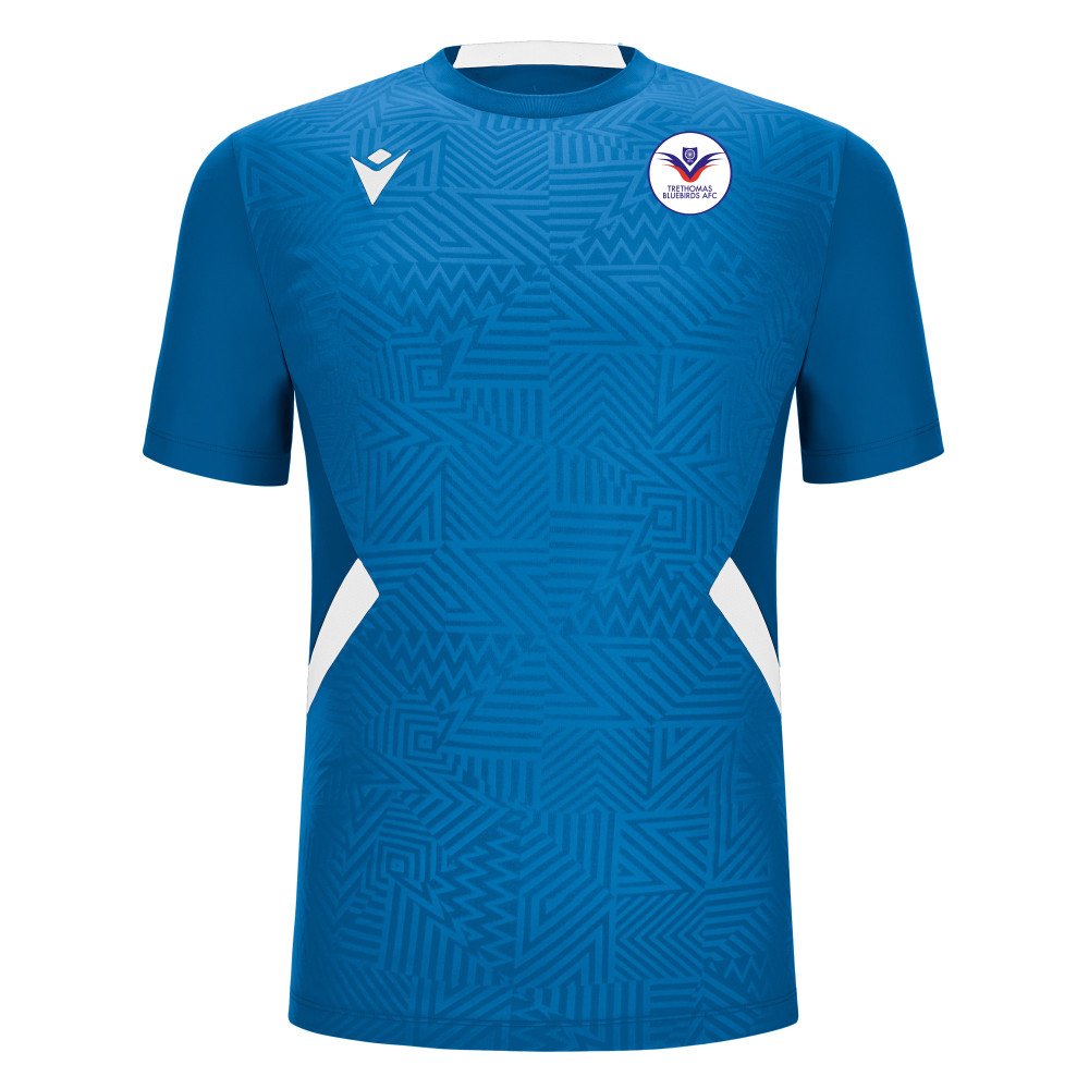 Trethomas Bluebirds AFC - SHEDIR shirt (Royal/White)