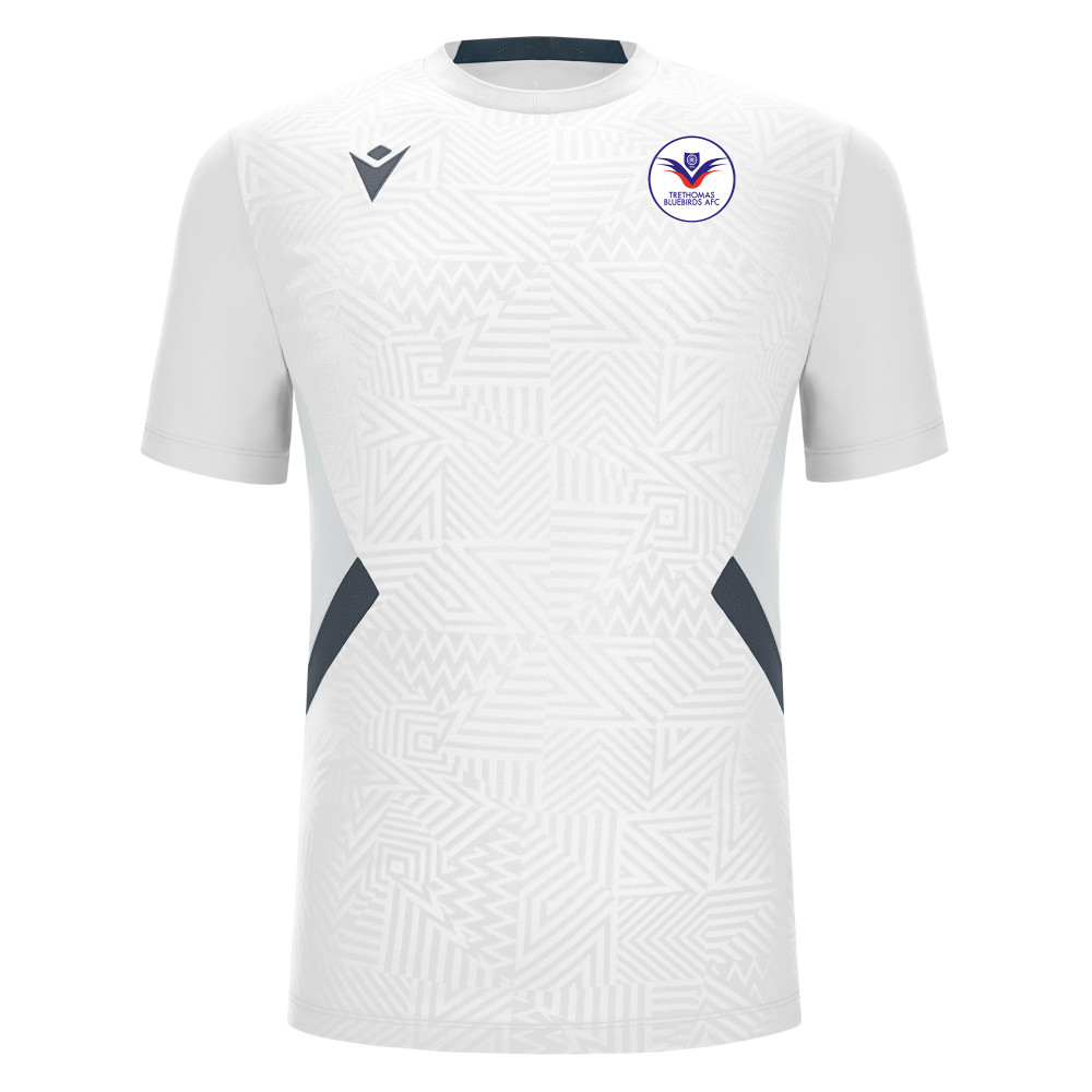 Trethomas Bluebirds AFC - SHEDIR shirt (White/Anthracite)