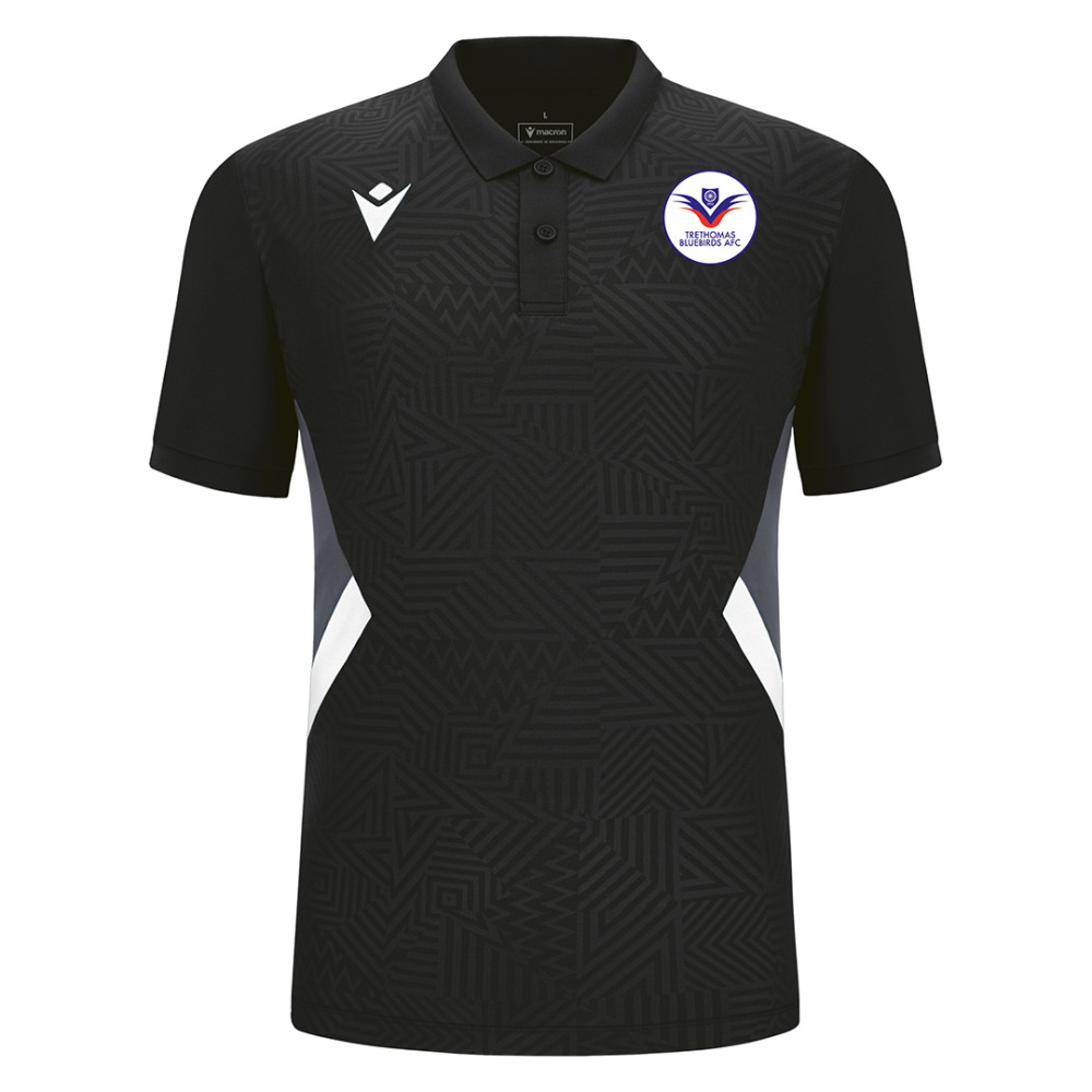 Trethomas Bluebirds AFC - RAP polo (Black/White)