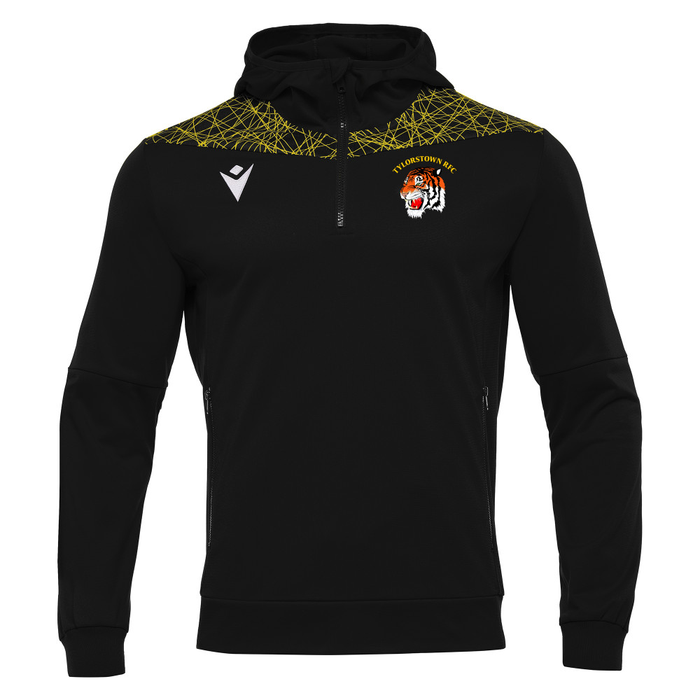 Tylorstown RFC - ISHTAR 1/4 zip hoody (Black/Yellow)