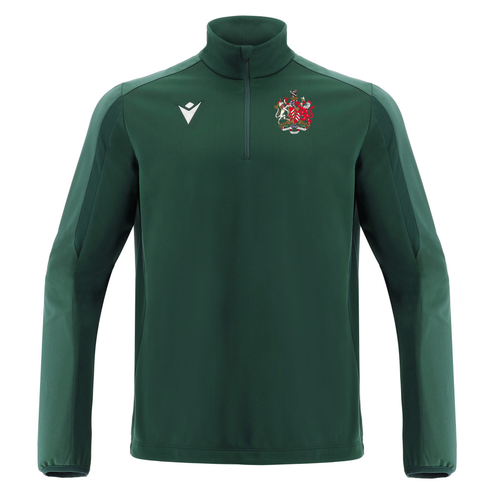 Vale of Glamorgan - ARNO 1/4 zip top (Bottle Green)