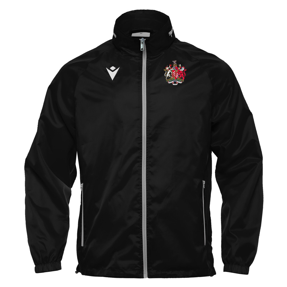 Vale of Glamorgan - PRAIA HERO full zip windbreaker (Black)
