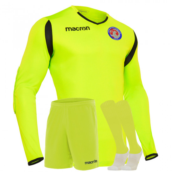Vauxhall FC - Antilia Goalkeeper Kit (Neon Yellow)  Kids