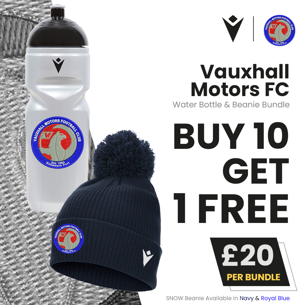 Vauxhall FC - Water Bottle & Beanie Bundle