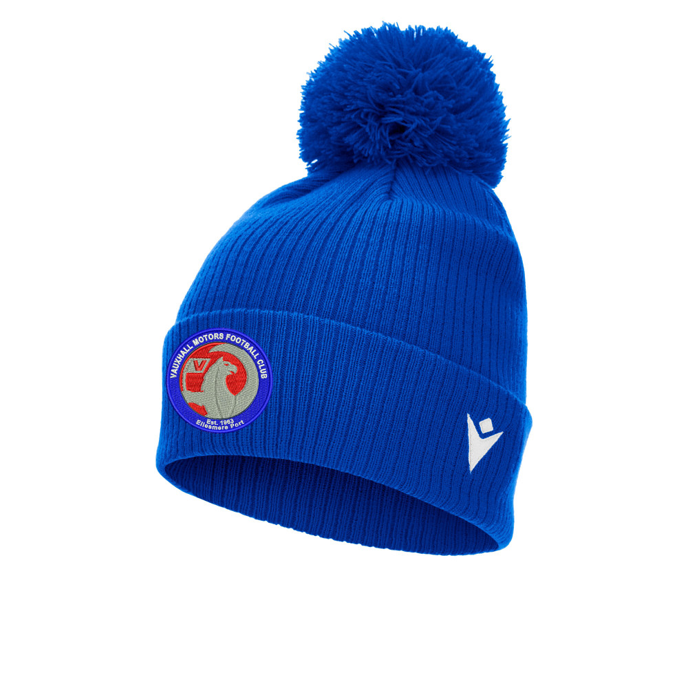 Vauxhall FC - SNOW ponpom bonnet (Royal Blue)