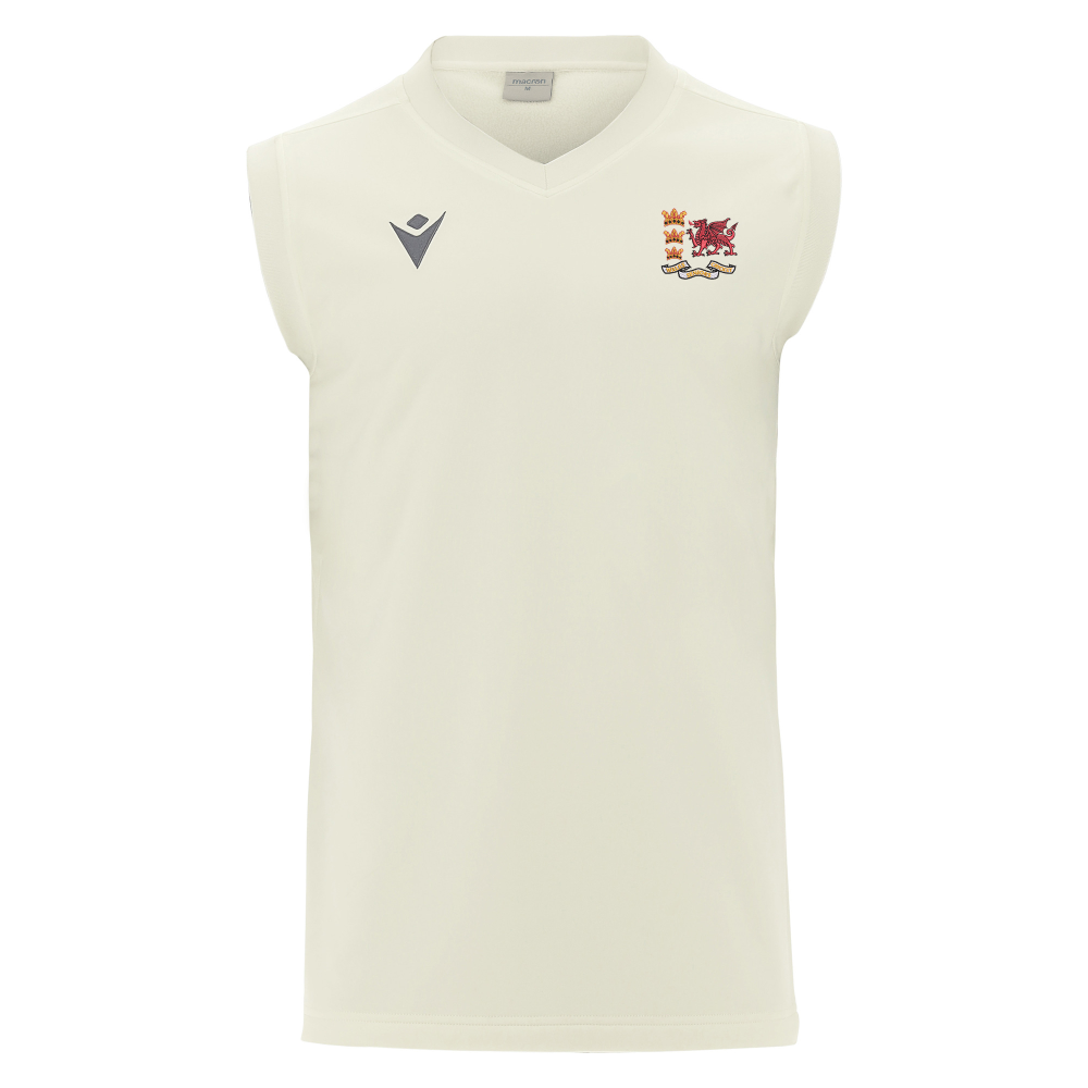 Wales Over 50's Cricket - BROAD slipover (Cream)