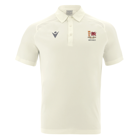Wales Over 50's Cricket - HUTTON shirt [SS] (Cream) - NORTH WALES
