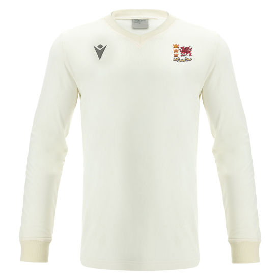 Wales Over 50's Cricket - WRIGHT pullover (Cream)