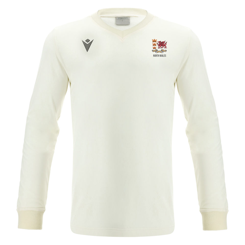 Wales Over 50's Cricket - WRIGHT pullover (Cream) - NORTH WALES