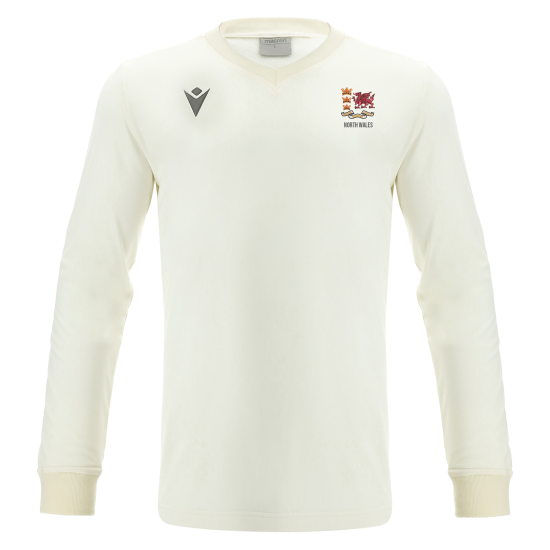 Wales Over 50's Cricket - WRIGHT pullover (Cream) - NORTH WALES