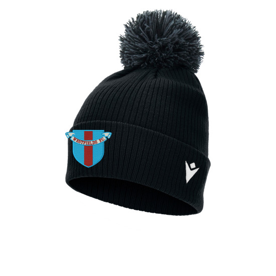 Westfields FC - SNOW ponpom bonnet (Black)