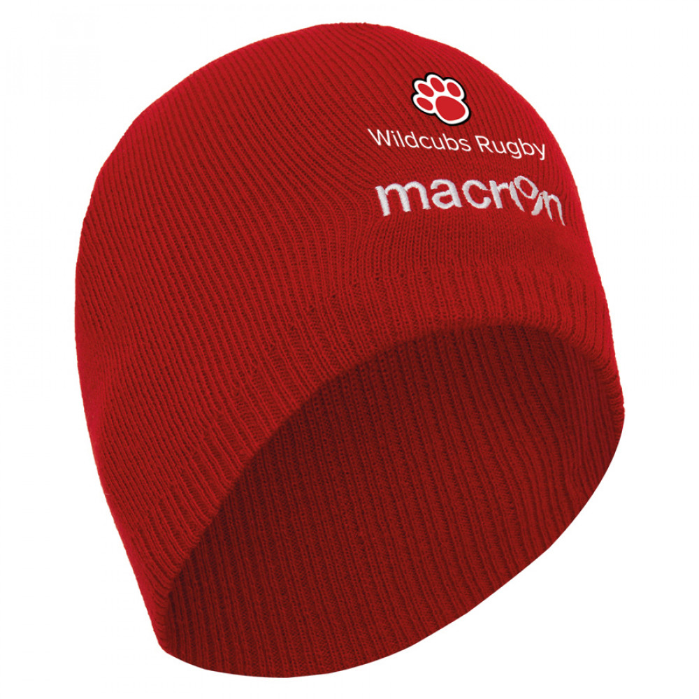 Wildcubs Rugby - Barber Beanie (Red) Kids