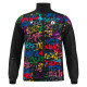 Yate Town - PROMETHEUS microfiber full zip top (Graffiti)