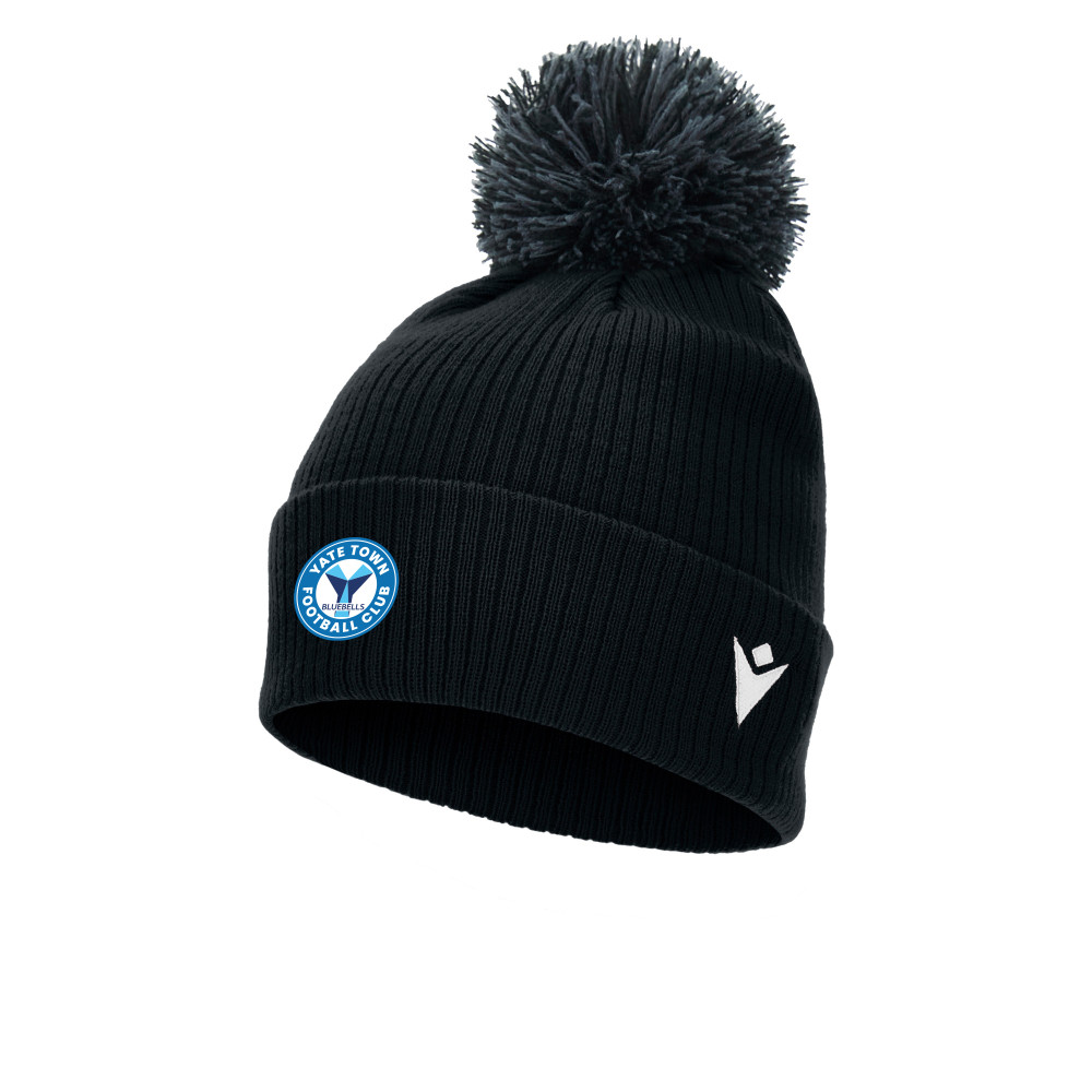 Yate Town - SNOW ponpom bonnet (Black)