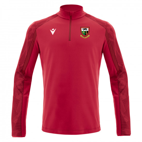 Ynysybwl RFC - NARYN 1/4 zip top (Red)