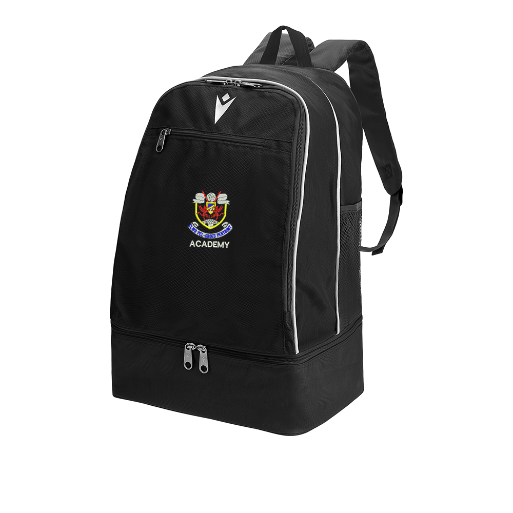 Penybont Academy - Maxi Academy Evo backpack w/semi-rigid bottom large (Black)